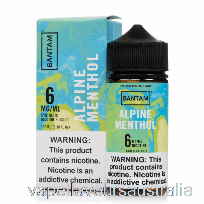 Vape Australia Alpine Menthol - Bantam Vape - 100mL 0mg